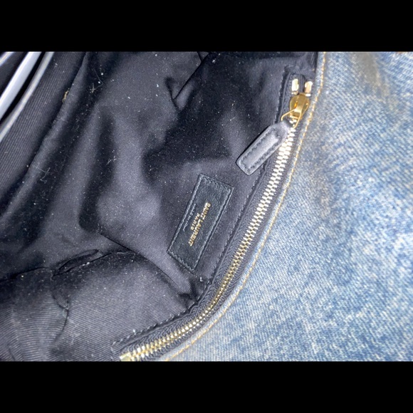 SOLD YSL Toy LOULOU Denim Puffer Matelasé Crossbody Bag - Picture 6 of 13